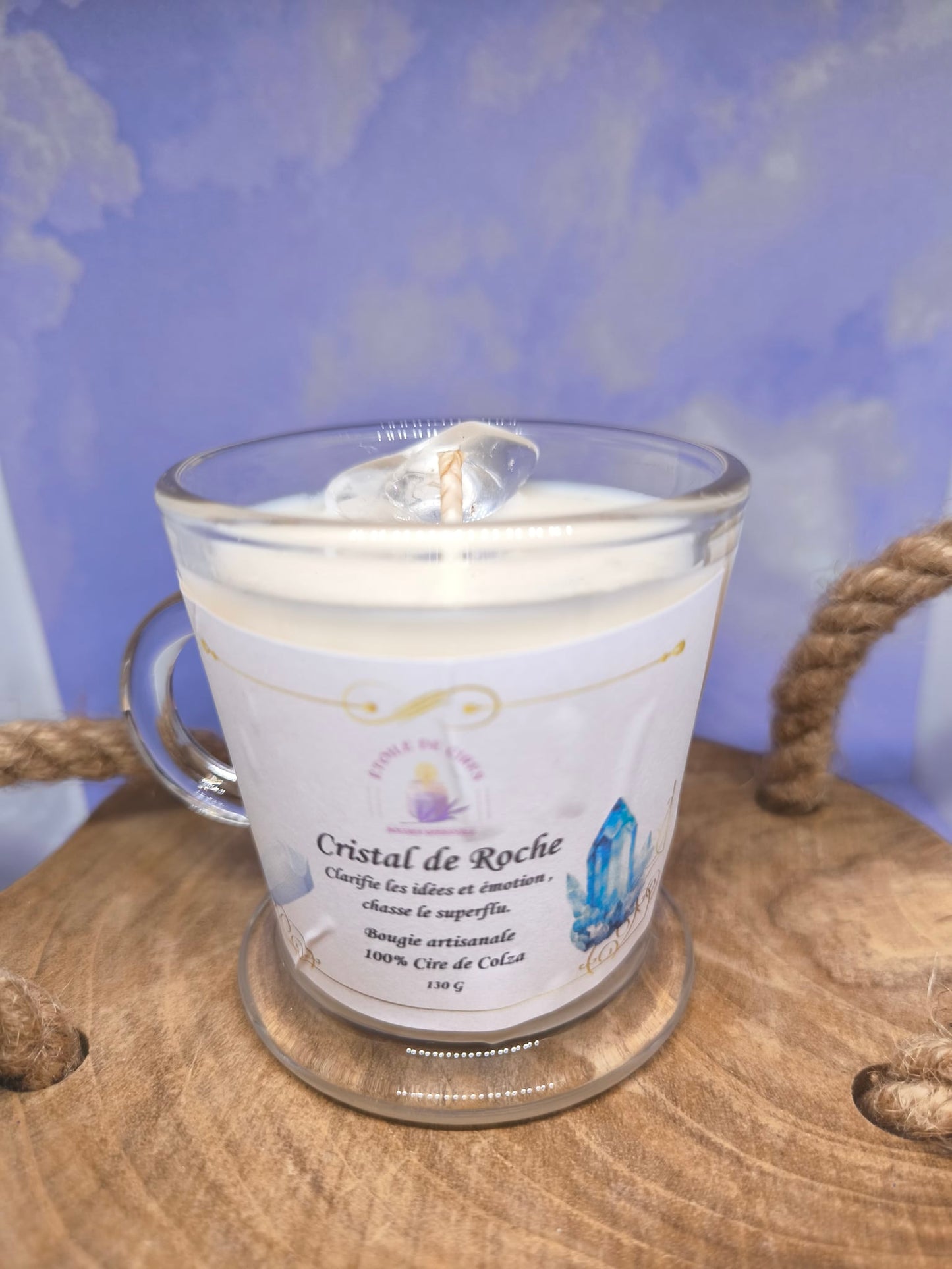Bougie Cristal de Roche