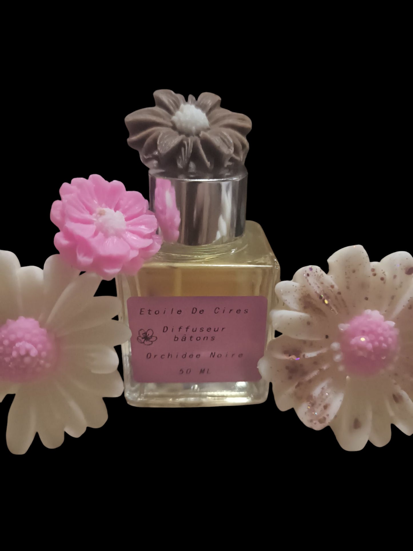 Diffuseur bâtons orchidées noires