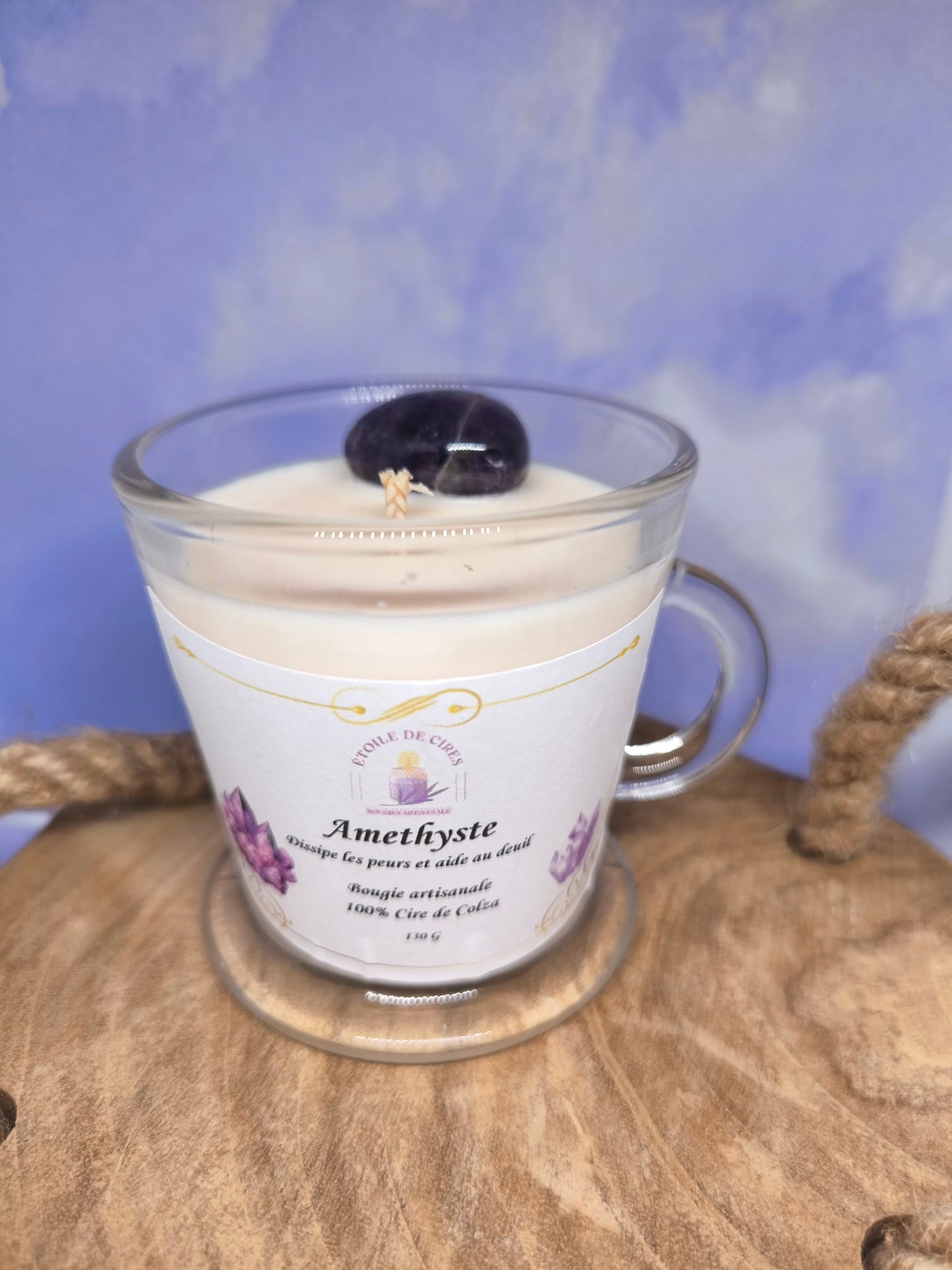 Bougie Améthyste