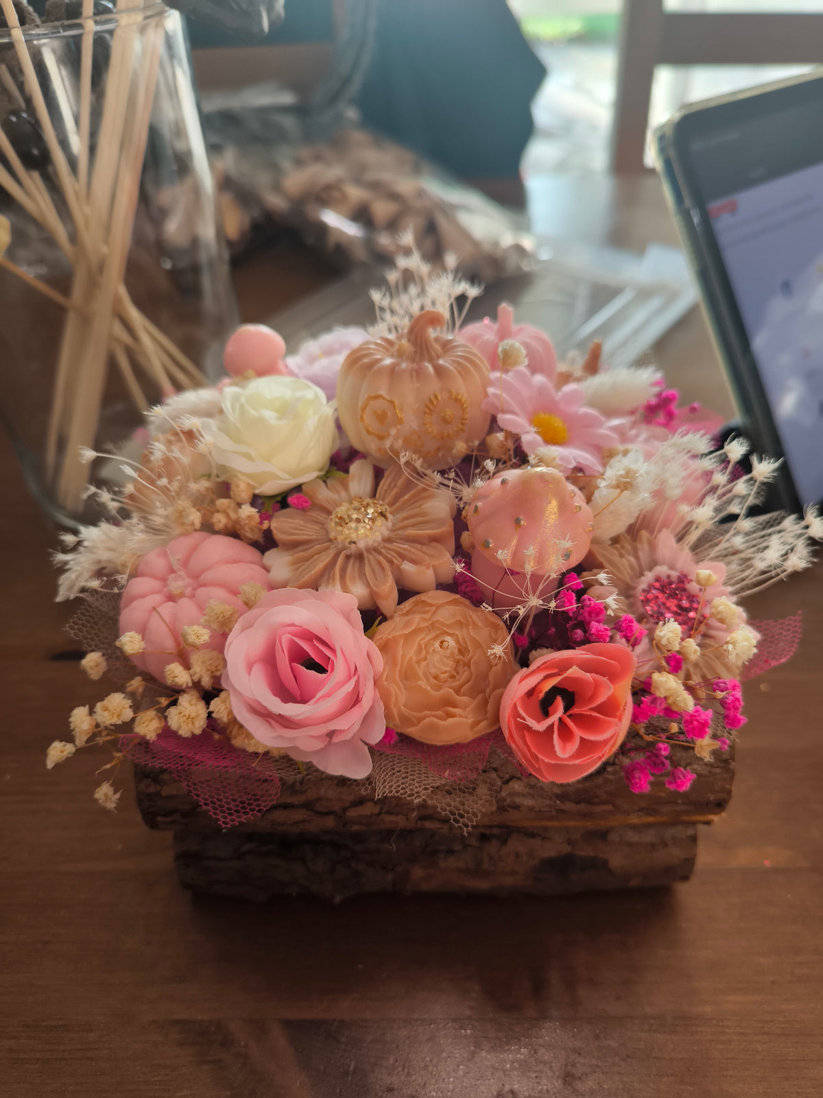 Bouquet Automnale rose