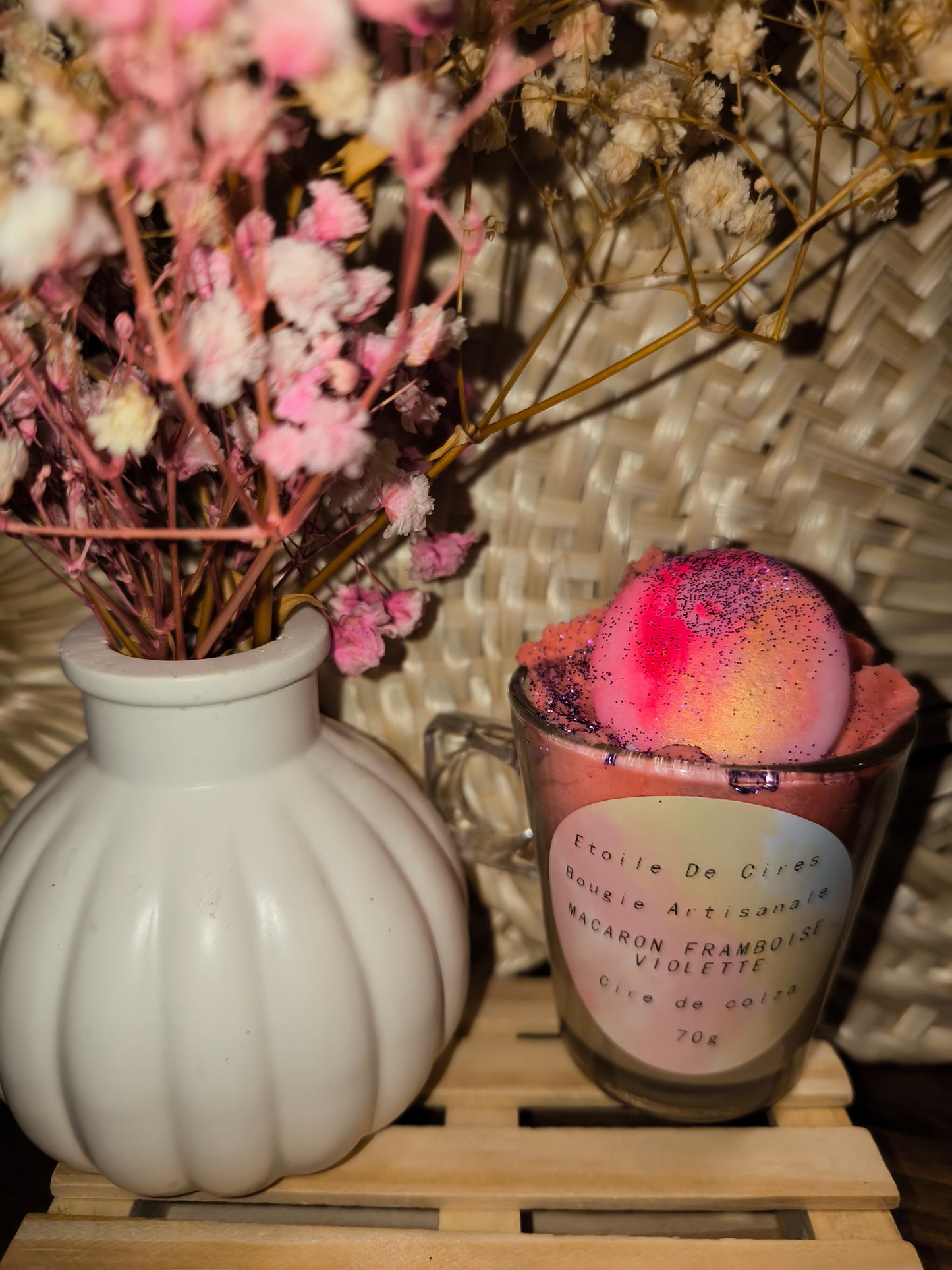 Mini chantilly macaron Violette