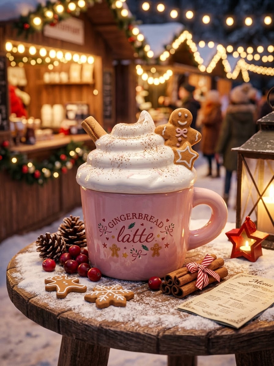 Tasse gourmande de Noël