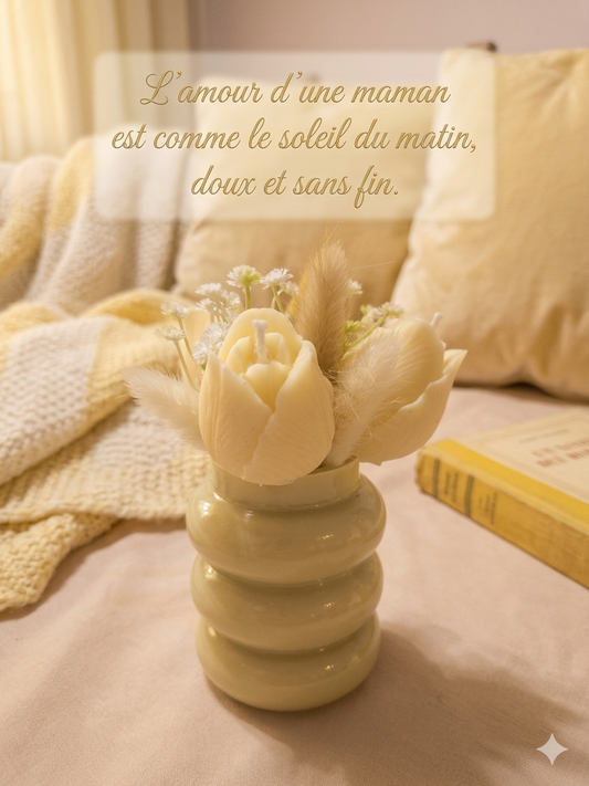 Le bouquet tulipe jaune