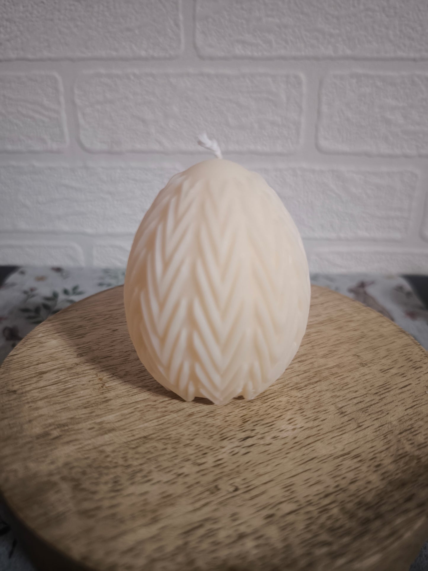 L'oeuf motif triangle